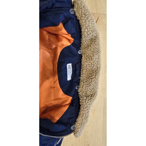 H&M Toddler Bomber Jacket – Sherpa Collar (Size 2-4) - Picture 3 of 13